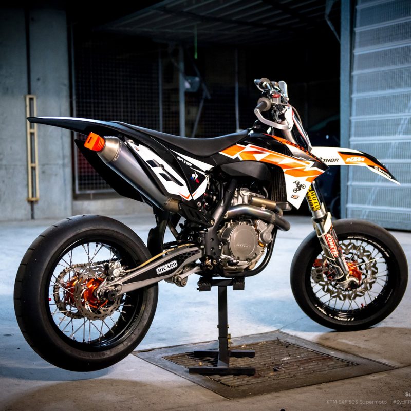 Katosh505 ktm sxf 505 supermoto Sydney french riders Baptiste C David